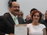 Cesar Duarte y Bertha Olga Gómez Fong