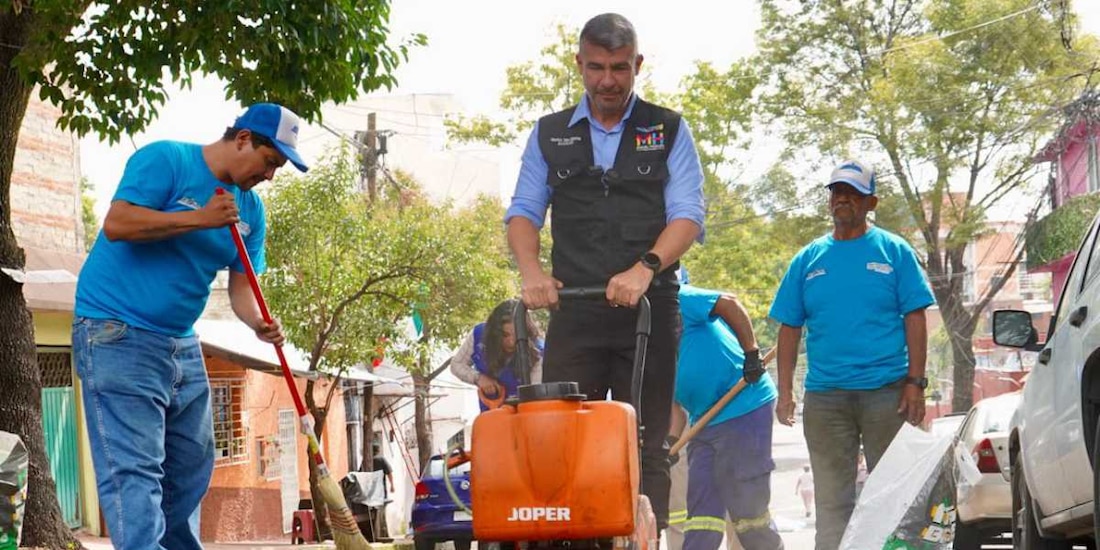 El alcalde de la demarcación, Mauricio Tabe, encabezó el arranque formal de las maniobras desde la colonia Ampliación Daniel Garza.