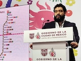 Juan Pablo de Botton, ayer, al explicar el sistema de conversión para la L3.