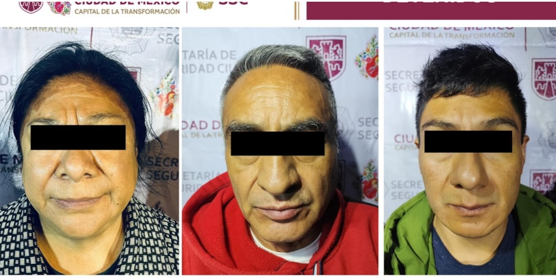 Los detenidos por las autoridades capitalinas.