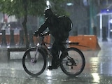 Fuertes lluvias presentadas esta noche en la capital