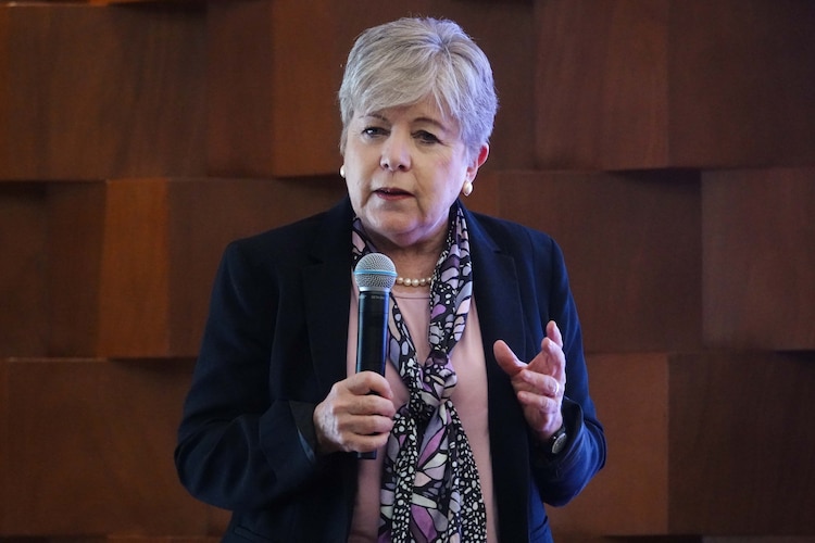 Alicia Bárcena, secretaria de Relaciones Exteriores