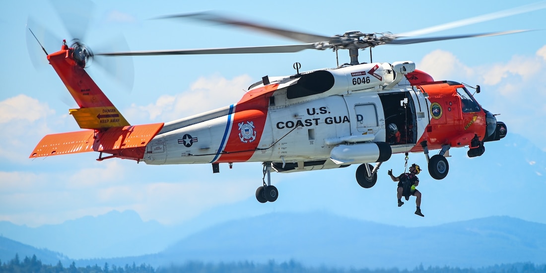 Un MH-60 Jayhawk de la Guardia Costera de Estados Unidos, en una fotografía ilustrativa.