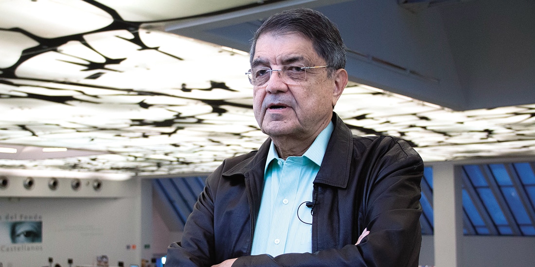 Sergio Ramírez, en 2018 en la CDMX.