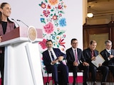 La jefa del Ejecutivo, ayer, en conferencia de prensa.