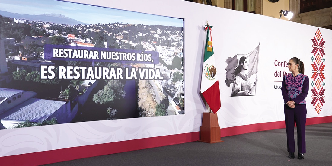 ANUNCIA inversión de 20 mmdp para sanear los ríos Atoyac, Lerma-Santiago
y Tula; incluye plantas de tratamiento; 25 millones de personas en 10 estados
favorecidas