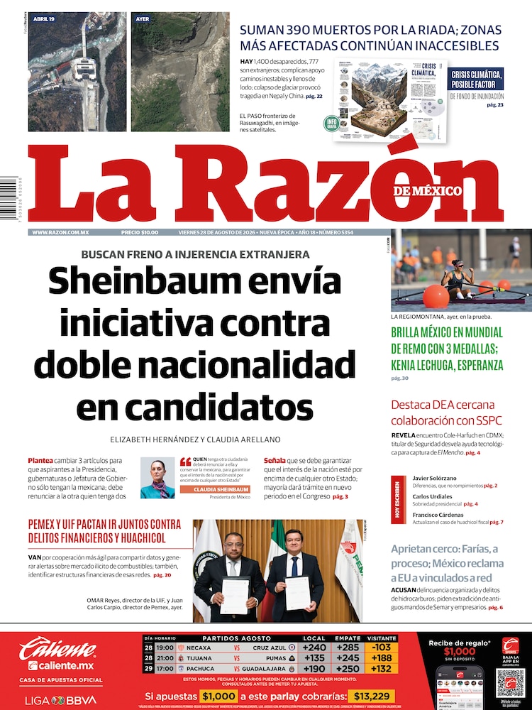 La Razón 28 Agosto 2026