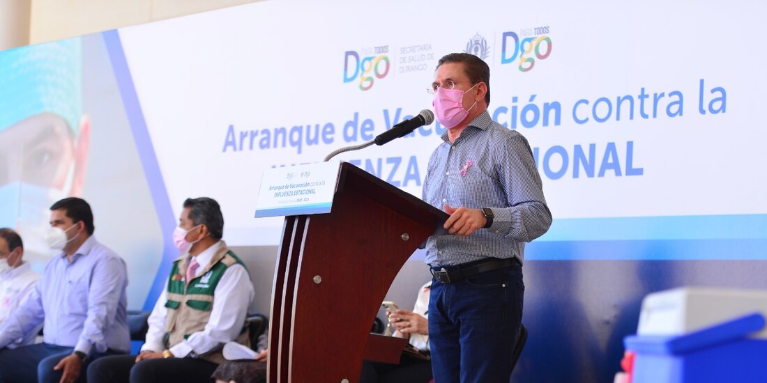 El gobernador de Durango, José Rosas Aispuro Torres