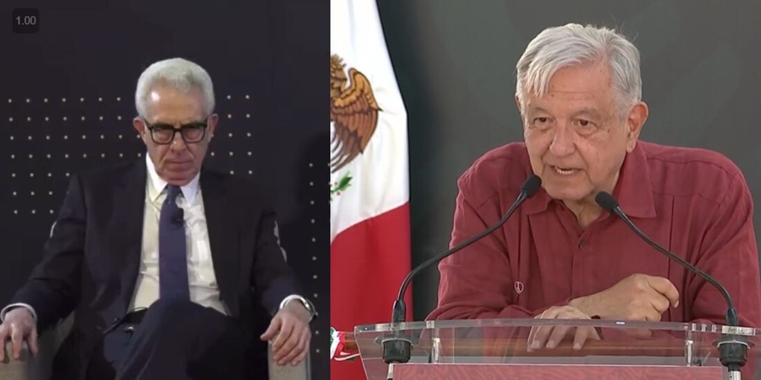Ernesto Zedillo (izq.) y Andrés Manuel López Obrador (der.).