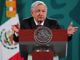 Andrés Manuel López Obrador (AMLO), presidente de México, encabezó la conferencia matutina, el 2 de junio de 2021.