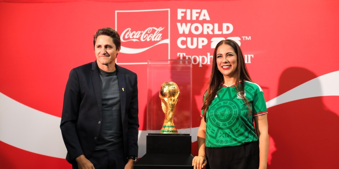 Inauguran la Gira del Trofeo Original de la Copa Mundial de la FIFA en Guanajuato.