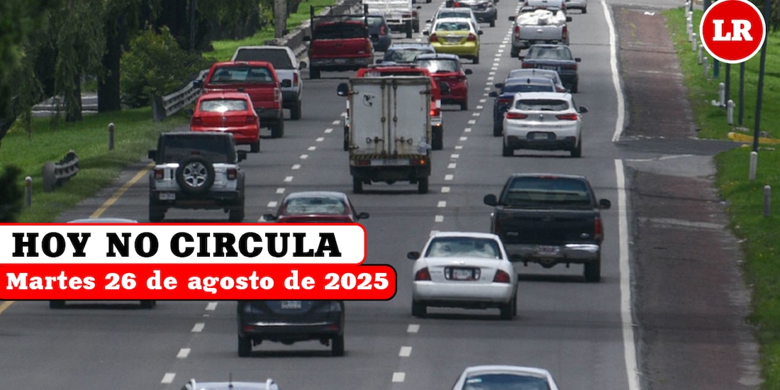 Te contamos qué vehículos no pueden circular este martes 26 de agosto en la Ciudad de México y el Estado de México.