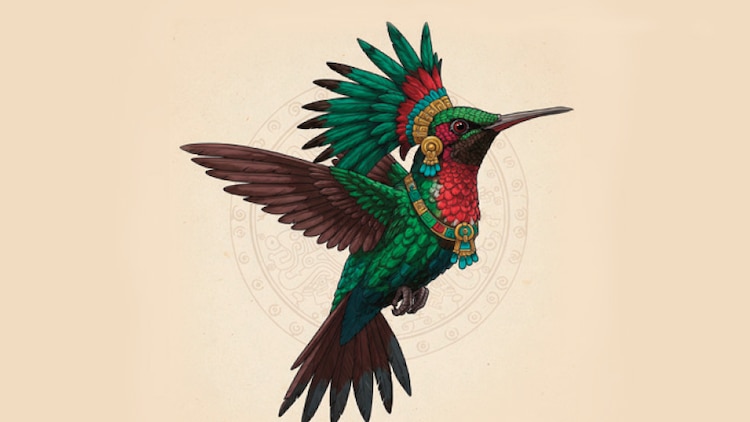 El nacimiento del Dios "Colibrí Zurdo"