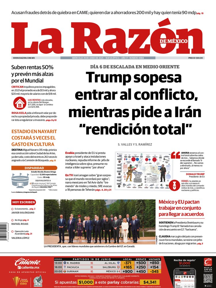 La Razón 18 Junio 2025