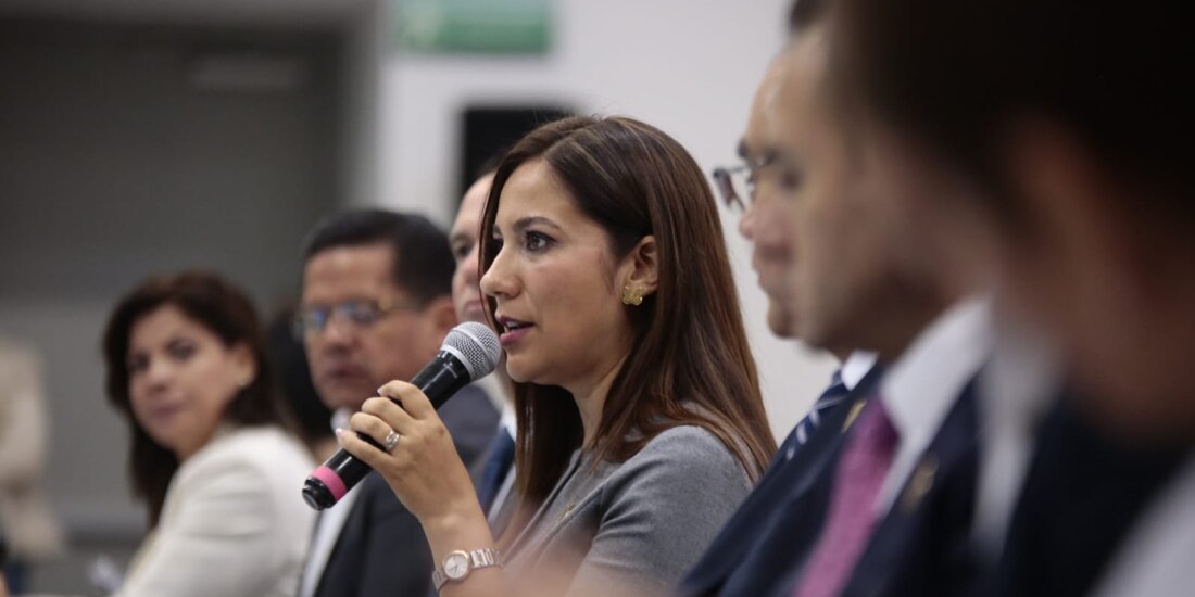 Libia Denisse García encabeza la sesión para implementar acciones estratégicas en favor de las mujeres de Guanajuato.