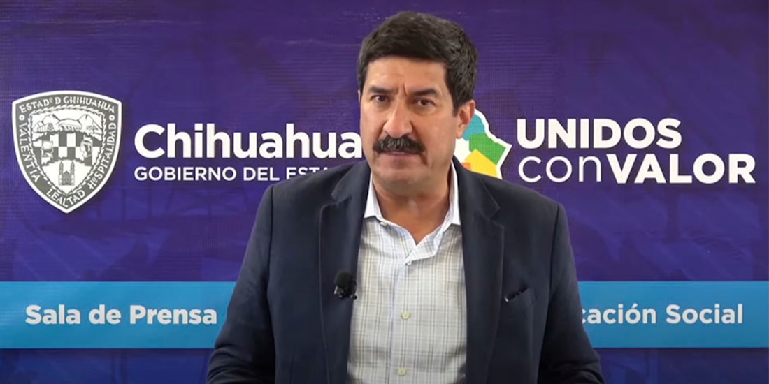 Javier Corral, gobernador de Chihuahua.