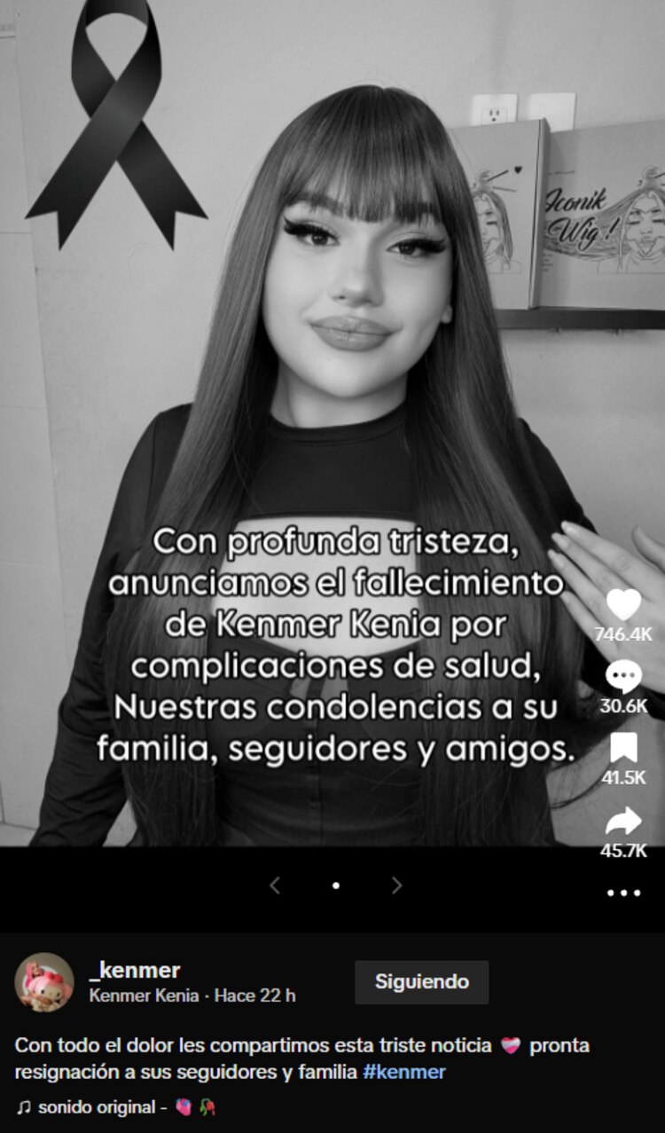 Así inició el rumor que Kenmer Kenia había muerto.