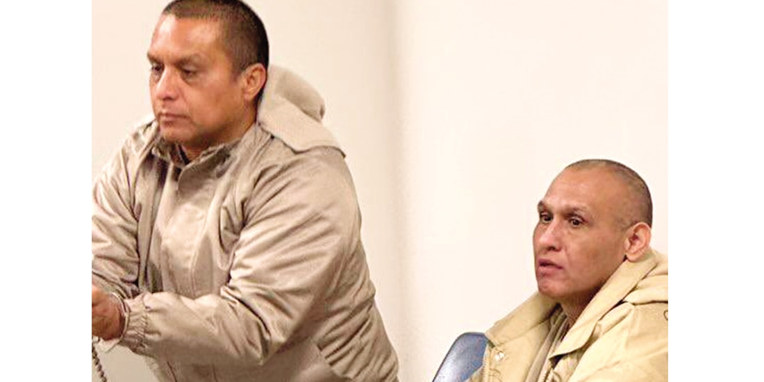 Miguel Ángel (izq.) y Omar Treviño detenidos en foto de archivo.