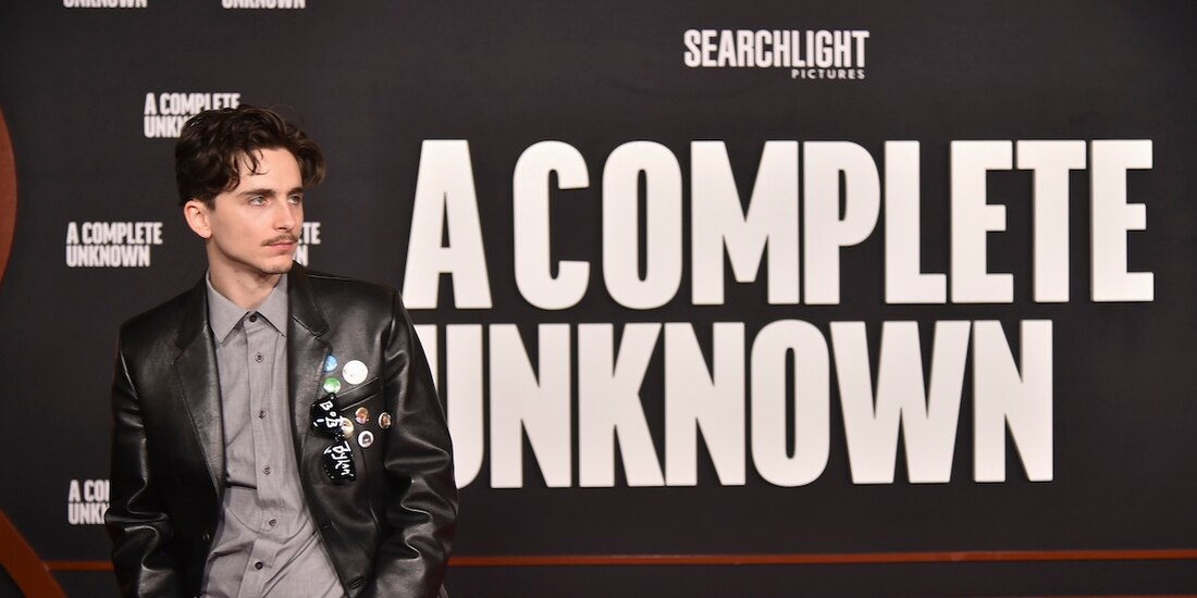 Timothee Chalamet, durante el estreno de A Complete Unknown el martes pasado en Los Ángeles.