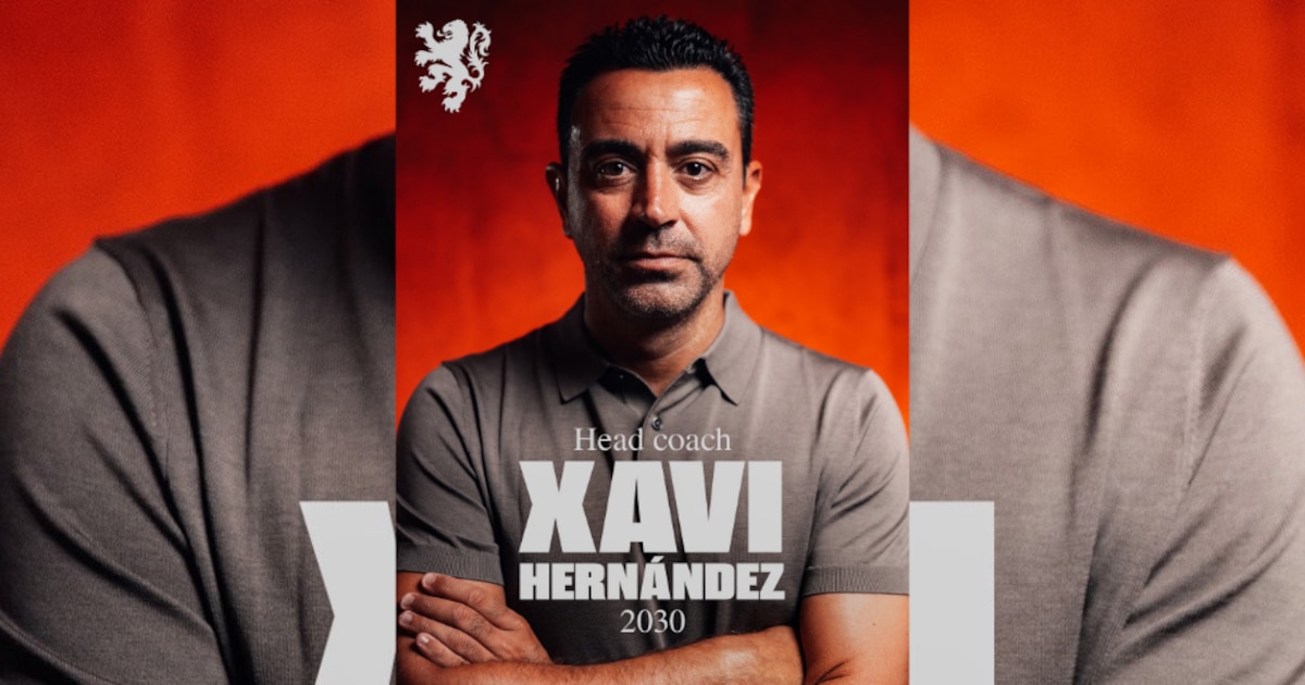Photo: razon.com.mx Xavi Hernández es el nuevo entrenador de Países Bajos