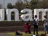 Letrero de la Universidad Nacional Autónoma de México