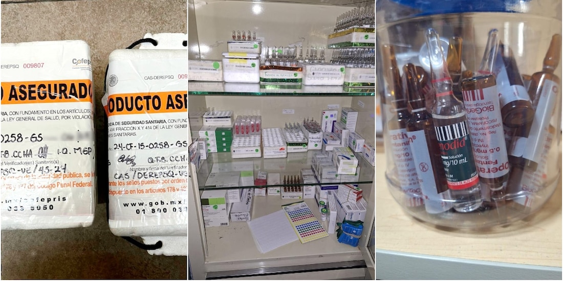 Las dependencias suspendieron la clínica por venta ilegal de fentanilo y diversas irregularidades.