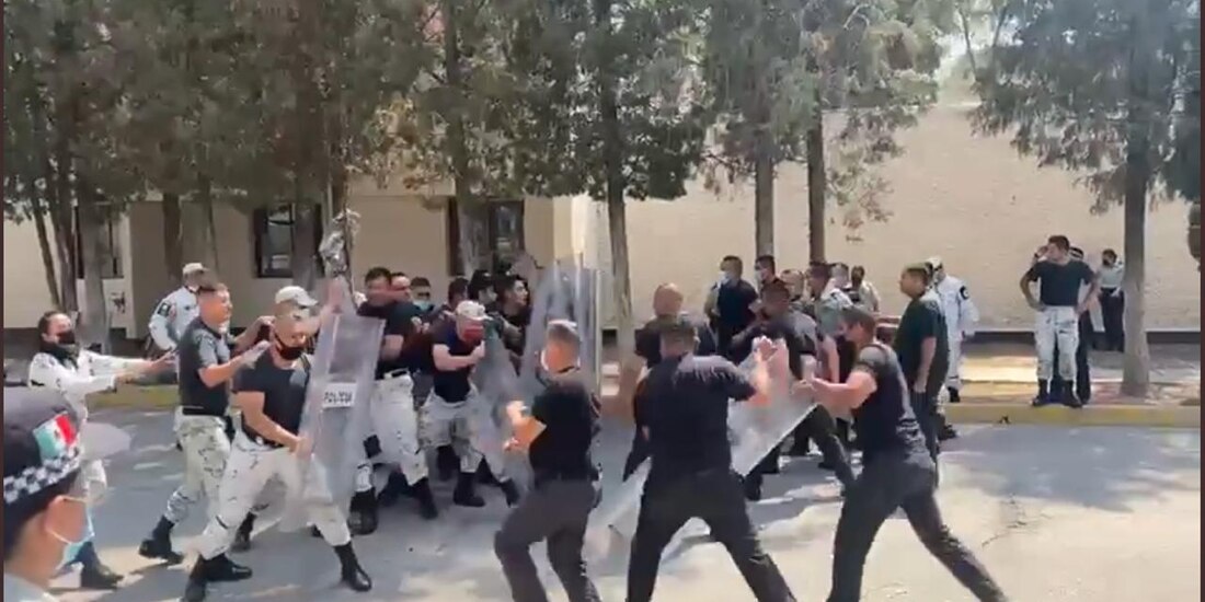 Entrenamiento de Guardia Nacional termina en enfrentamiento