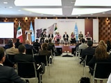 La presentación fue realizada en la sede de la Cancillería.
