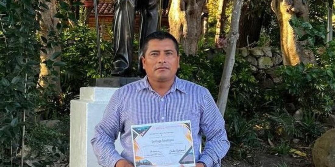 Mario Hernández García, presidente municipal de Santiago Amoltepec