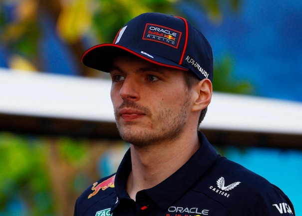 Max Verstappen en una carrera de la F1