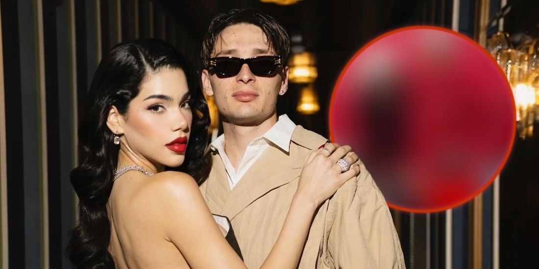 Kenia Os y Peso Pluma reparten juguetes por Navidad