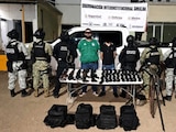 Detenido Adrián "N", alias "El 20", identificado como presunto jefe regional del Cártel de Sinaloa.
