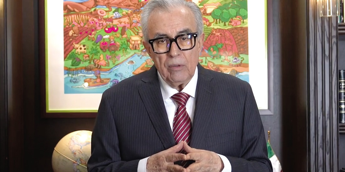 El gobernador con licencia de Sinaloa, el pasado 21 de agosto en un videomensaje.