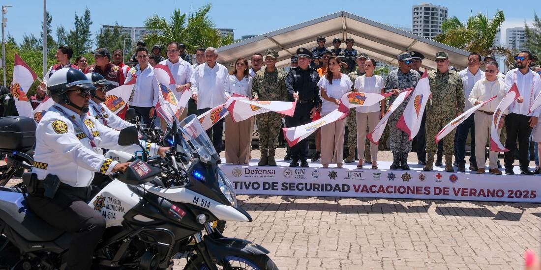 Mara Lezama da inicio al Operativo Vacacional de Verano 2025 en Quintana Roo.
