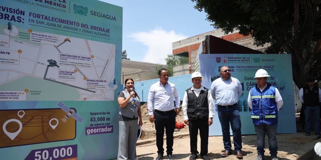 La Jefa de Gobierno de la Ciudad de México, Clara Brugada Molina, encabezó el recorrido de supervisión técnica.
