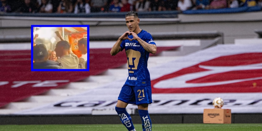 Aficionados de Pumas encontraron a Uriel Antuna comiendo tacos luego de haber eliminado al América.