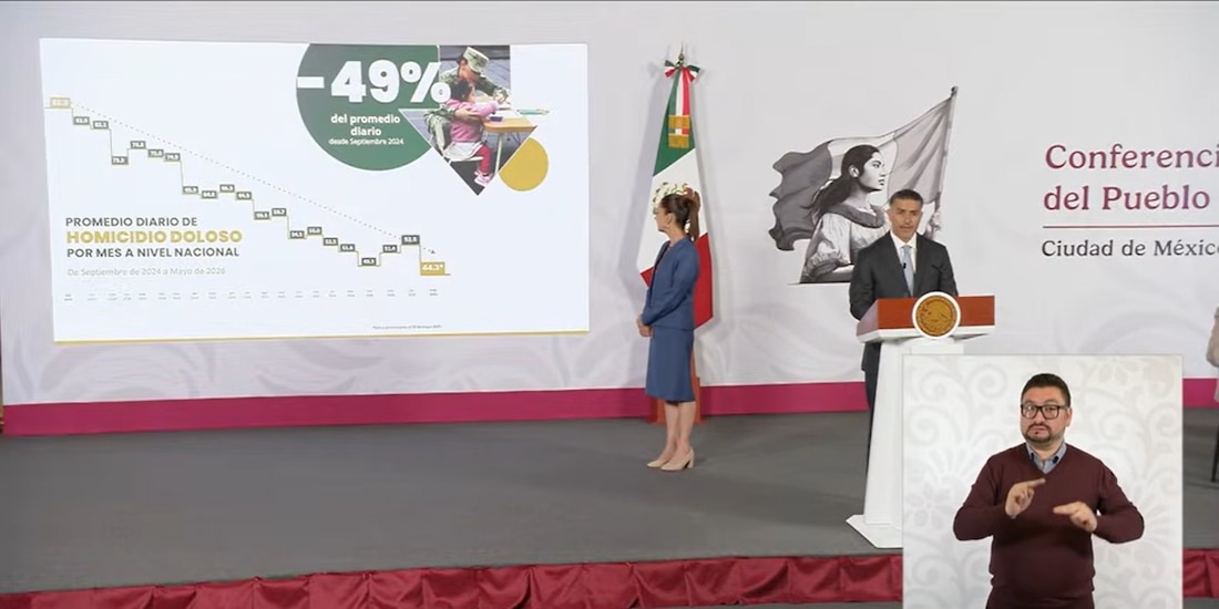 Conferencia de prensa del Gobierno federal.