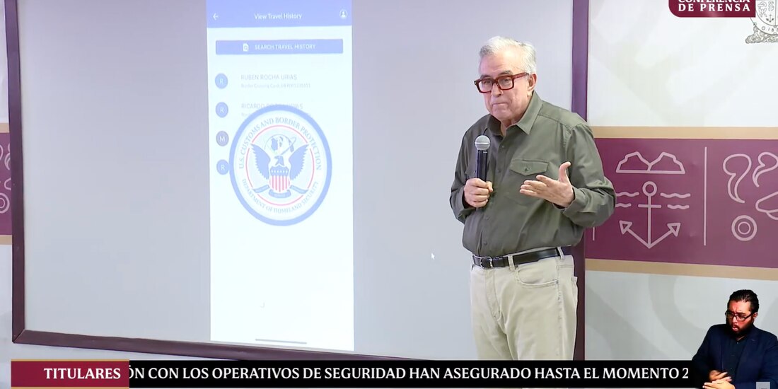 El gobernador de Sinaloa, Rubén Rocha Moya.