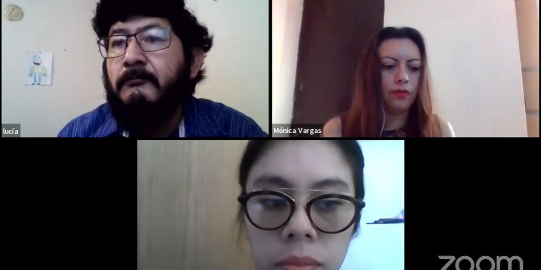 Integrantes de la comunidad de la ENAH, ayer.