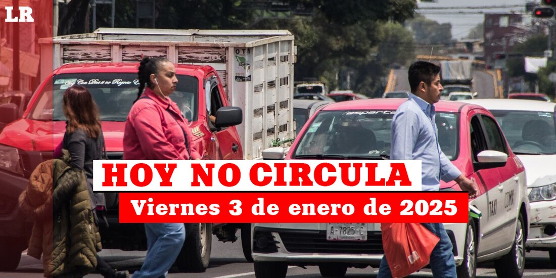Te contamos cómo aplica el Hoy No Circula este viernes 3 de enero en la Ciudad de México y el Estado de México.