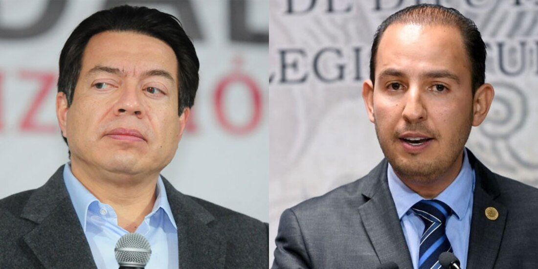 Mario Delgado y Marko Cortés se enfrentaron en redes.