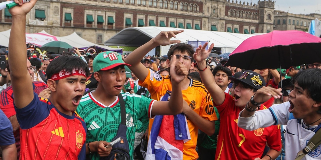 Más de 110 mil personas siguieron la final en el Zócalo