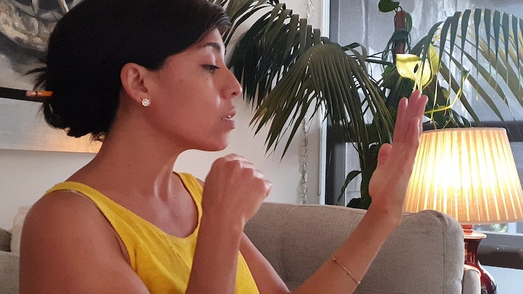 Sandra Paloma, protagonista de "La mujer rota"