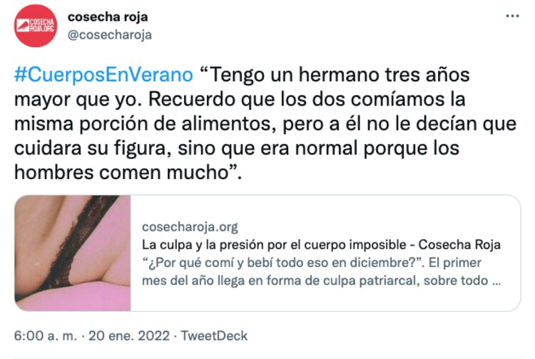 Cristian Alarcón también es fundador de Cosecha Roja.