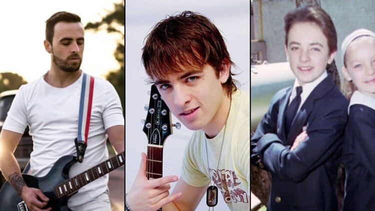 Martín Ricca de niño y de adulto