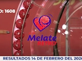 Resultados del Melate Retro en su sorteo 1608, celebrado este 14 de febrero del 2026.