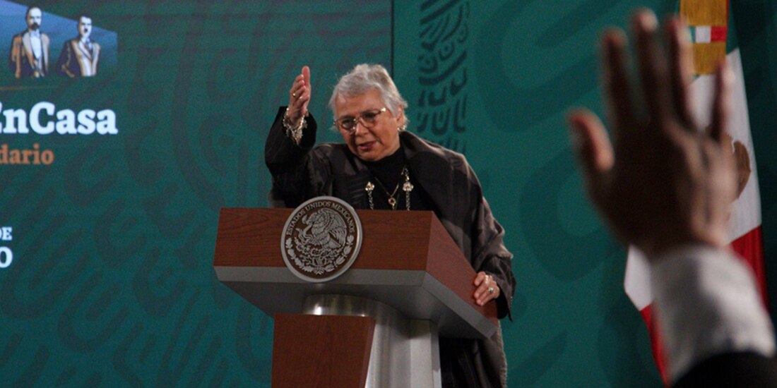 Olga Sánchez Cordero, secretaria de Gobernación.