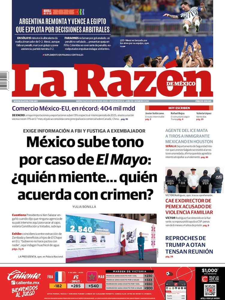 La Razón 08 Julio 2026