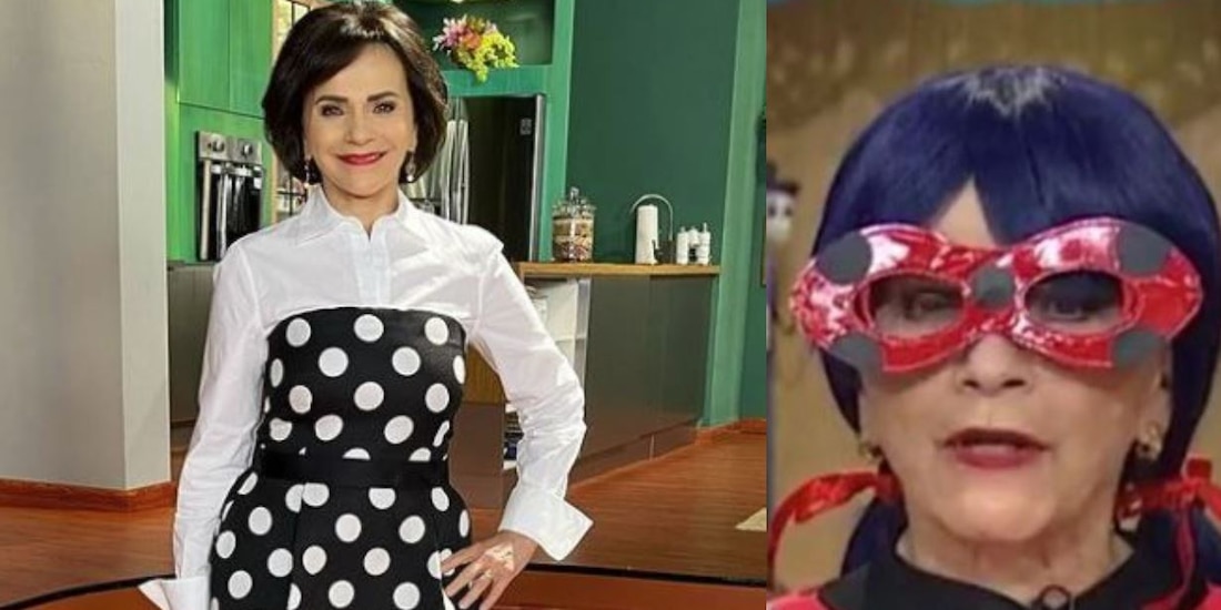 Pati Chapoy se disfrazó de Ladybug en Halloween