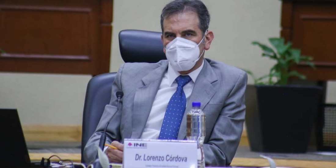 .El consejero presidente Lorenzo Córdova afirma que sólo le corresponde al INE determinar si hubo o no financiamiento ilícito en el proceso electoral.